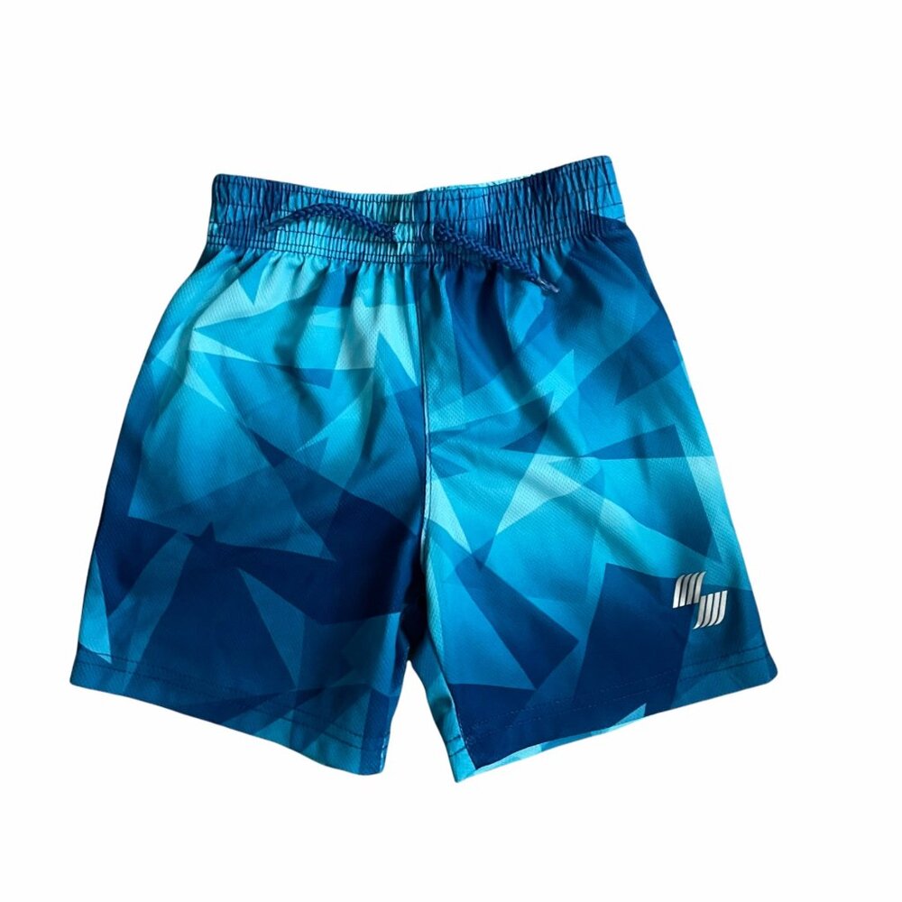 Place Sport Blue Athletic Pull On Shorts Toddler Size 2T Casual Activewear